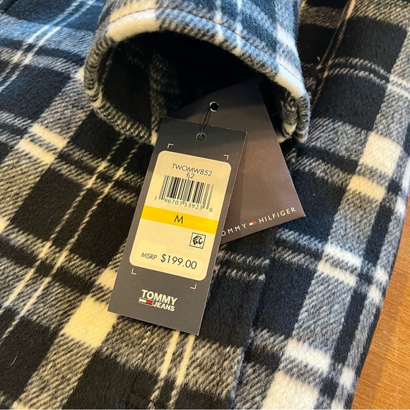 TOMMY HILFIGER Long Checkered Coat - Picture 12 of 13